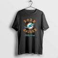 Official Miami Dolphins Football Born Raised Logo