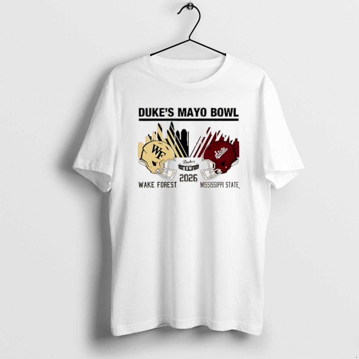 Official Mississippi State Vs Wake Forest 2026 Dukes Mayo Bowl Match Up Christmas