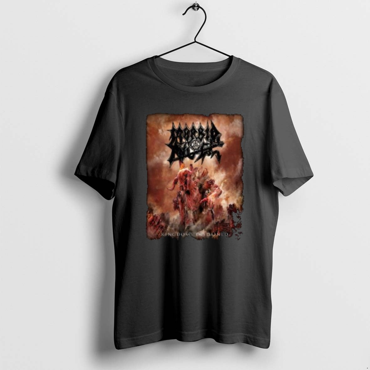Official Morbid Angel Kingdoms Disdained Circle Black