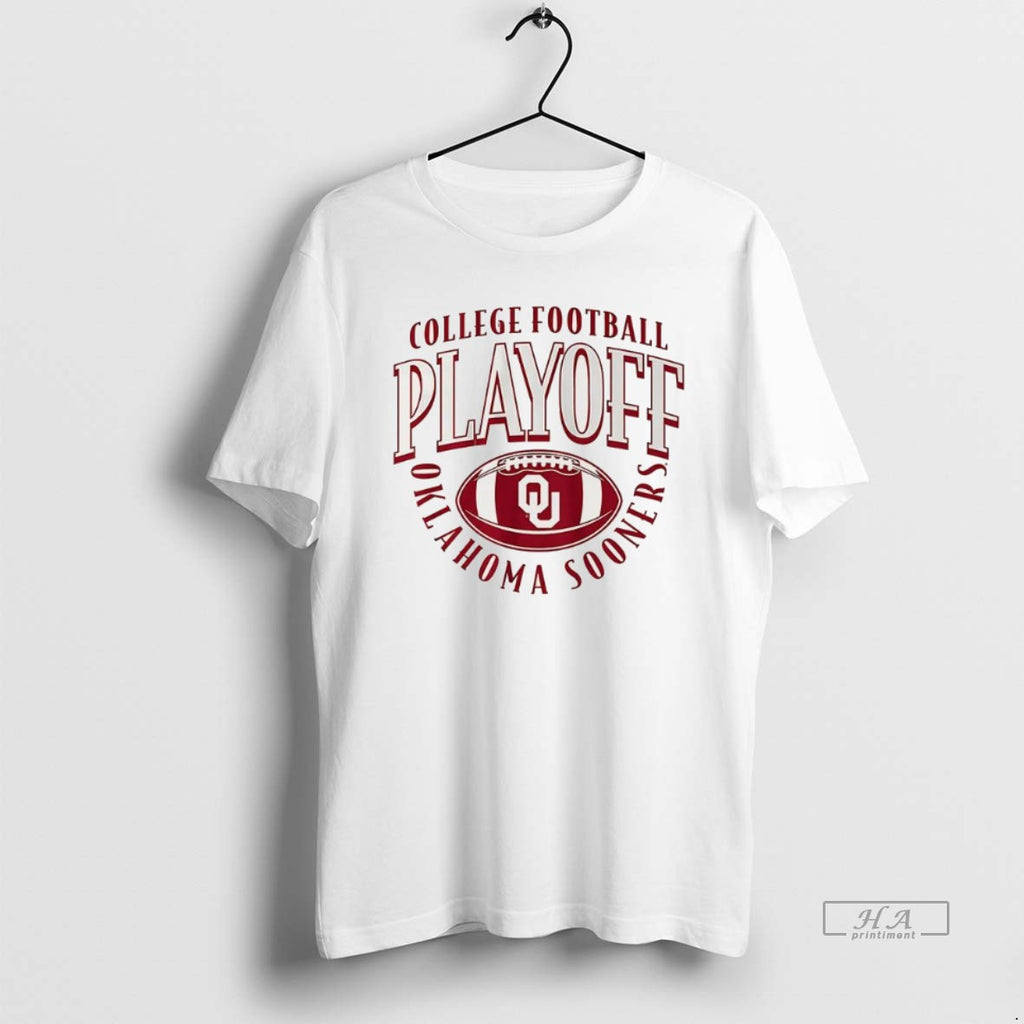 Official Oklahoma Sooners Ncaa College Football Playoff Team 2025 2026 Curve Ball Logo