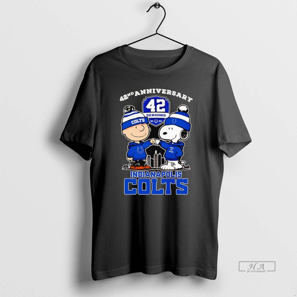 Official Peanuts 42nd Anniversary 1984 2026 Indianapolis Colts