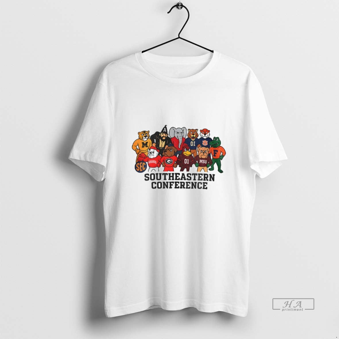 Official Sec Team Spirit Modern Southeastern Conference Mascot