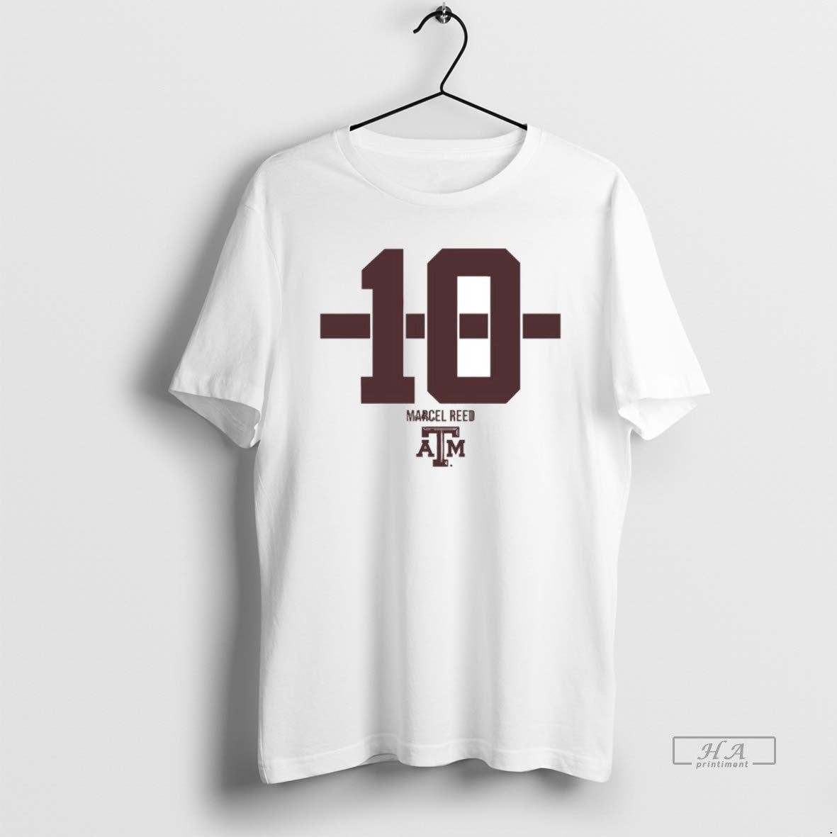 Official Texas A And M Aggies Football Marcel Reed 10 Stripe Circle