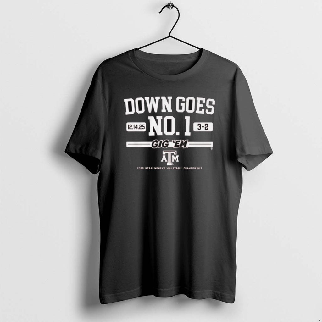 Official Texas Am Aggies Down Goes No