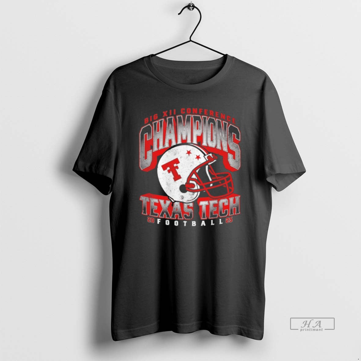 Official Texas Tech Red Raiders 2025 Big 12 Cenference Championship Helmet