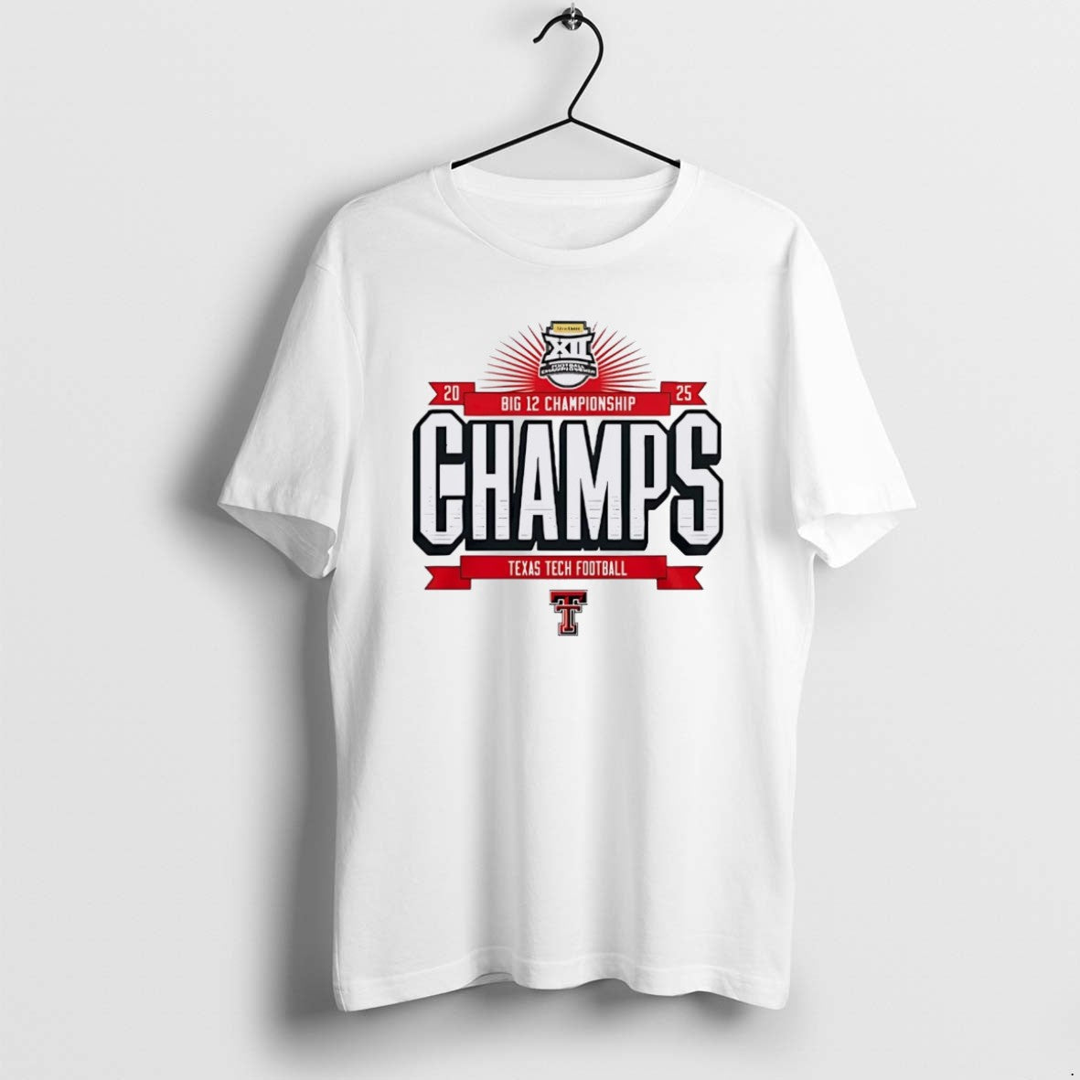 Official Texas Tech Red Raiders 2025 Big 12 Football Champions Christmas