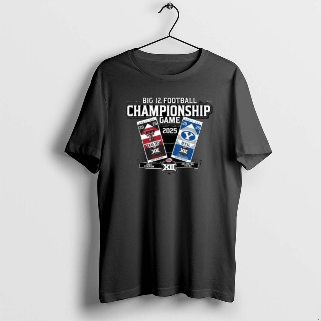 Official Texas Tech Red Raiders Vs Brigham Cougars Big 12 2025 Football Championship Game Tickets