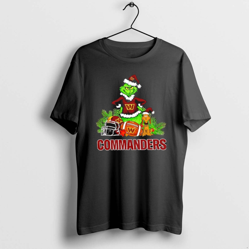 Official The Grinch And Max Washington Commanders Christmas Helmet Items