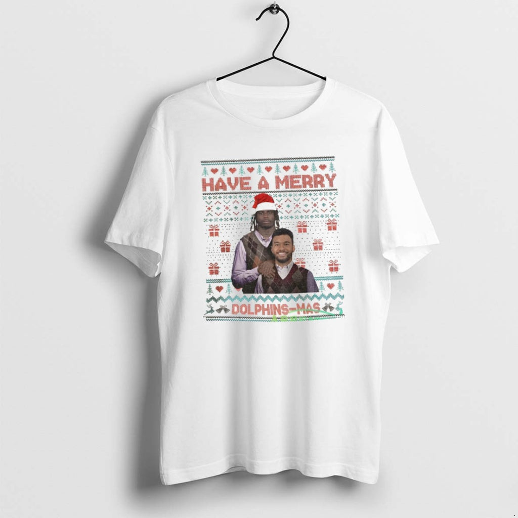 Official Tua Tagovailoa And Tyreek Hill Miami Dolphins Step Brothers Have A Merry Dolphins Mas
