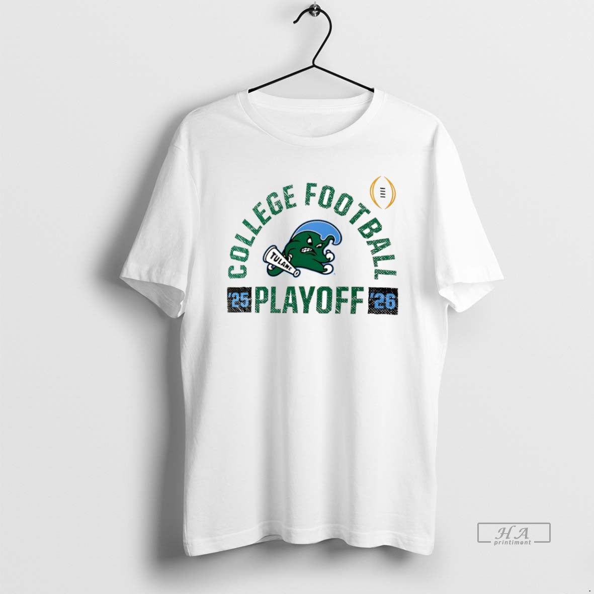 Official Tulane Green Wave 2025 2026 College Football Playoff Touchdown Circle