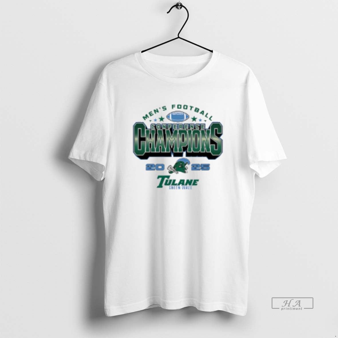Official Tulane Green Wave 2025 Mens Football Conference Champions