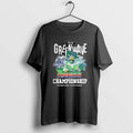 Official Tulane Green Wave Beat North Texas Mean Green American Championship 2025 Mascot Circle Black