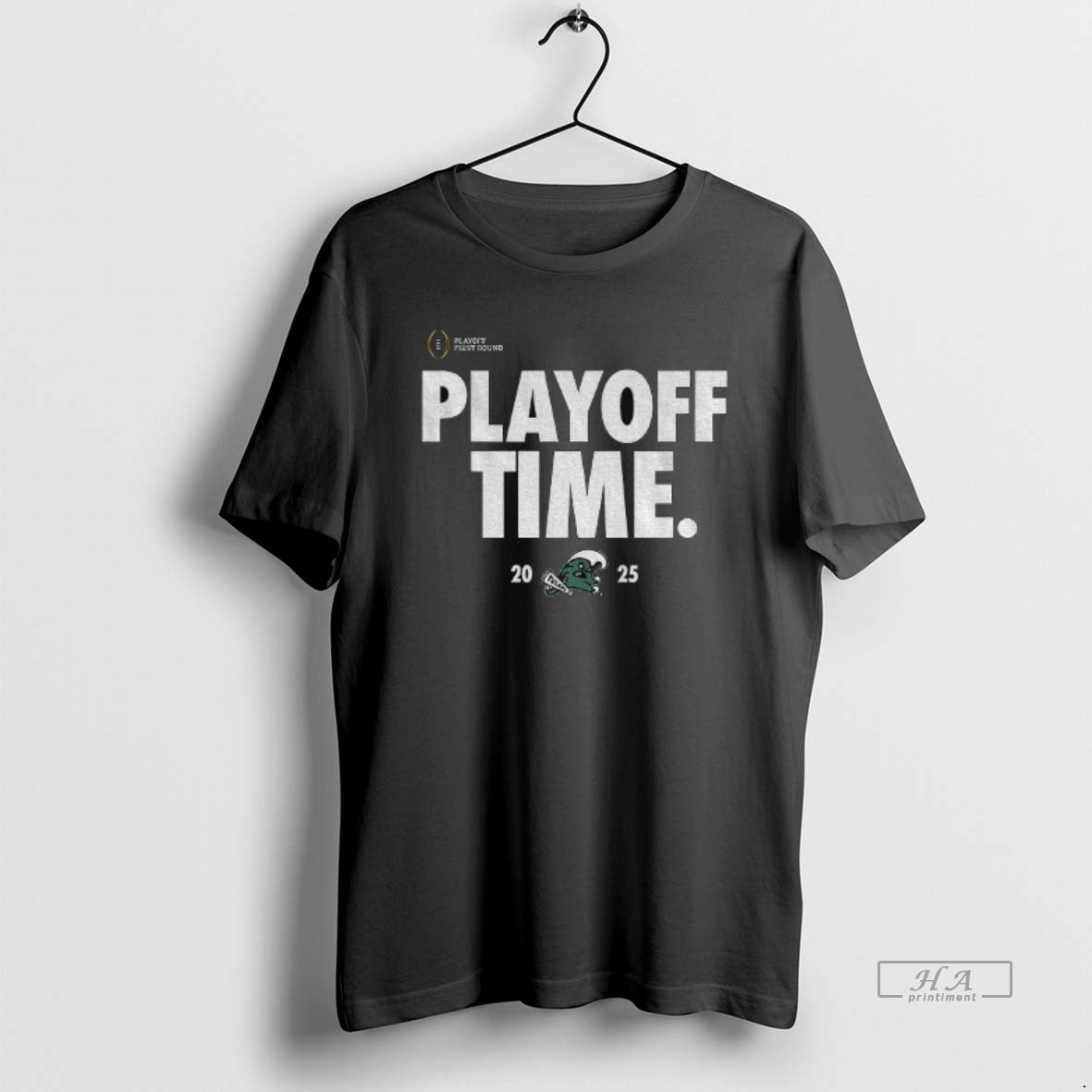 Official Tulane Green Wave Football Playoff Time College Football Playoff 2025 Logo