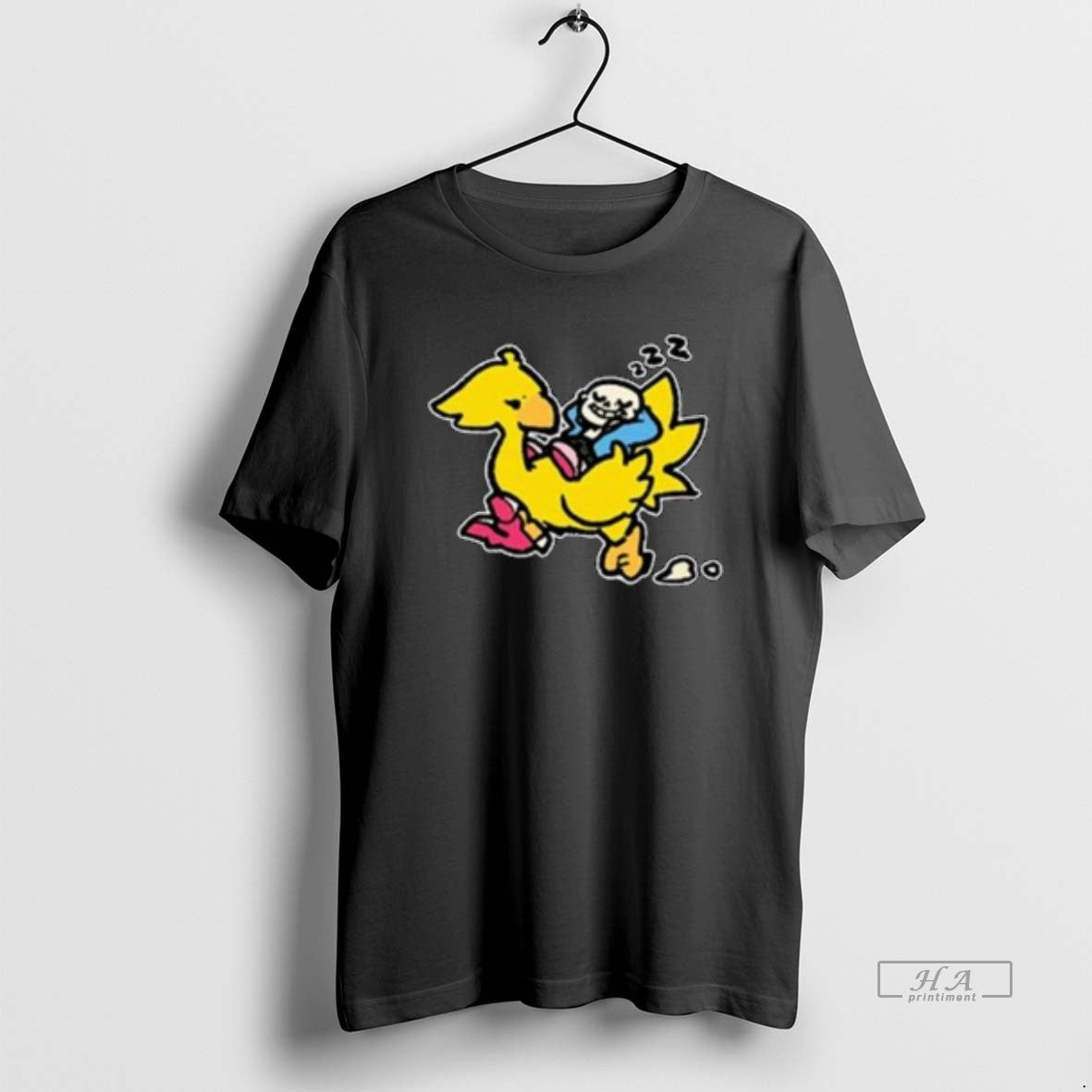 Official Undertale Sans And Chocobo Circle Black
