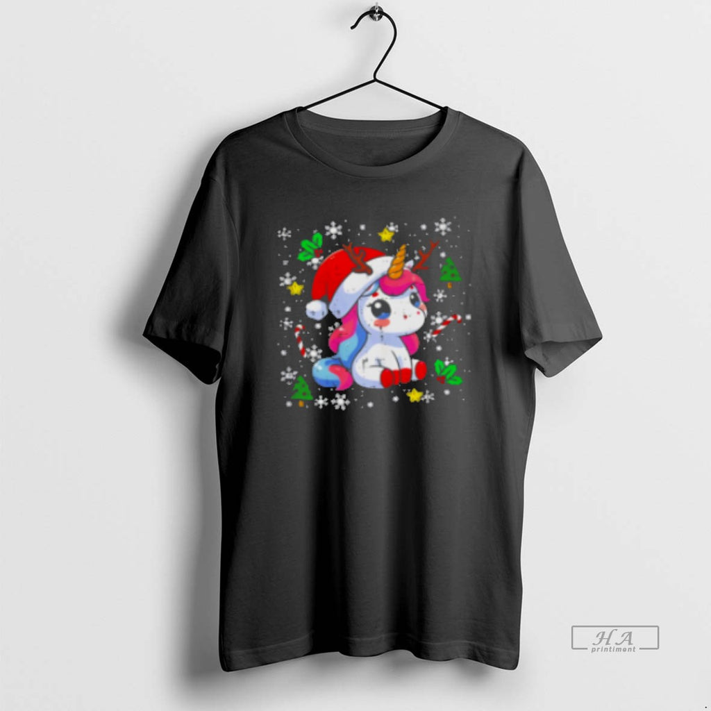Official Christmas Unicorn Cute Magical Xmas Classic Womens