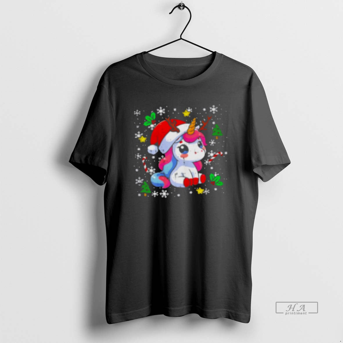 Official Christmas Unicorn Cute Magical Xmas Classic Womens