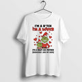 Official Ur4fxkny Grinch Santa Im A Bitch Im A Lover Im A Crazy Ass Mother