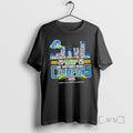Officials 2025 68 Ventures Bowl Champions Delaware Blue Hens All Names City Skyline Premium