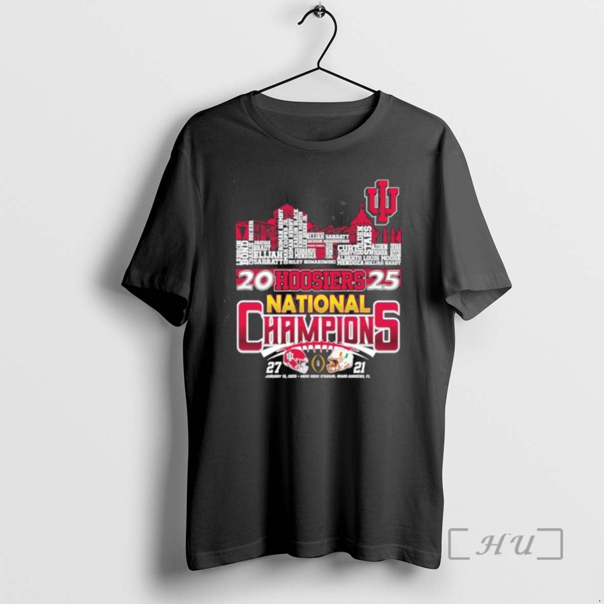 Officials 2025 Hoosiers National Champions Typo City