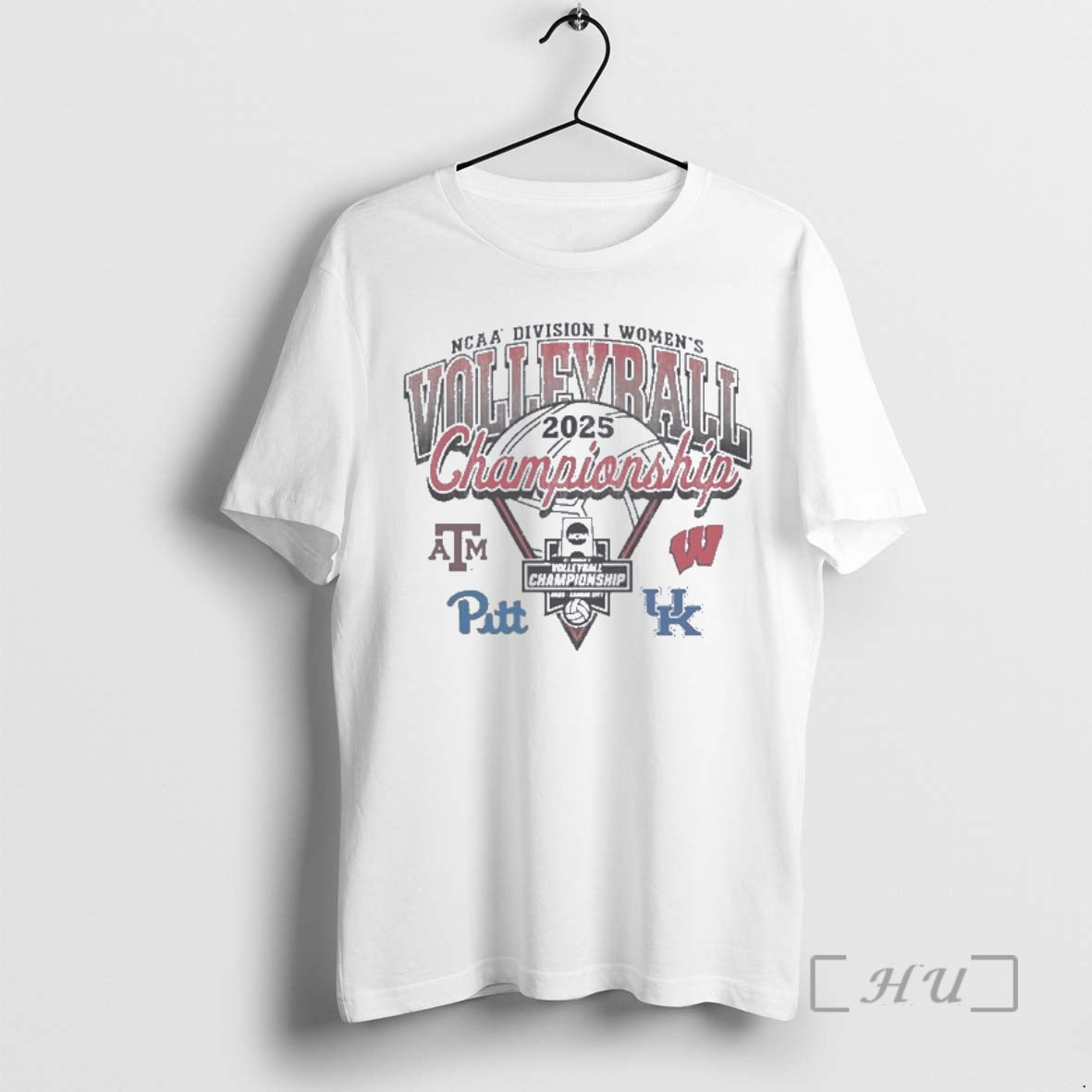Officials 2025 Ncaa Womens Volleyball Final Four Aggies Badgers Panthers And Wildcats Premium T Shirts