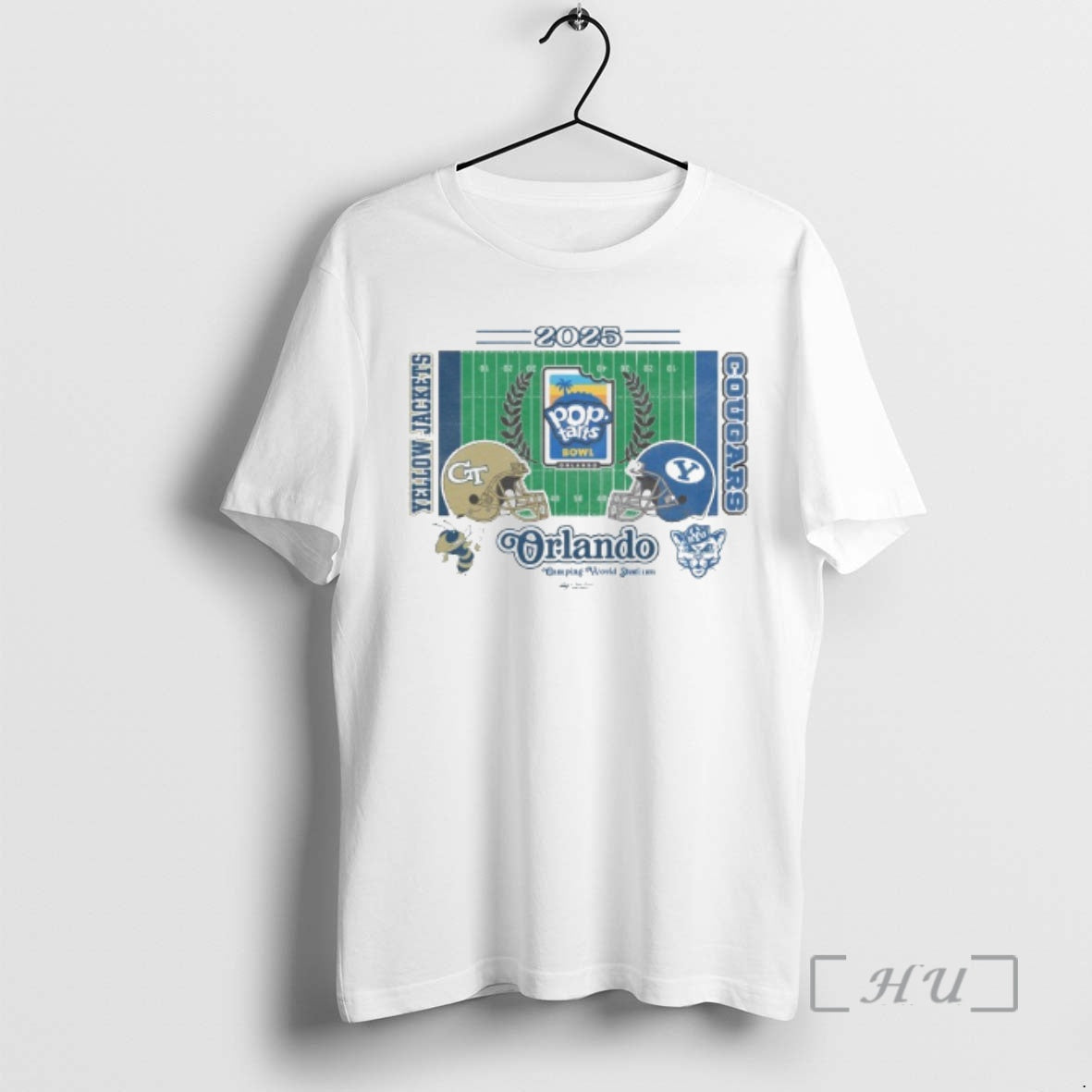 Officials 2025 Pop Tarts Bowl 2 Team Georgia Tech Yellow Jackets Vs Byu Cougars Head