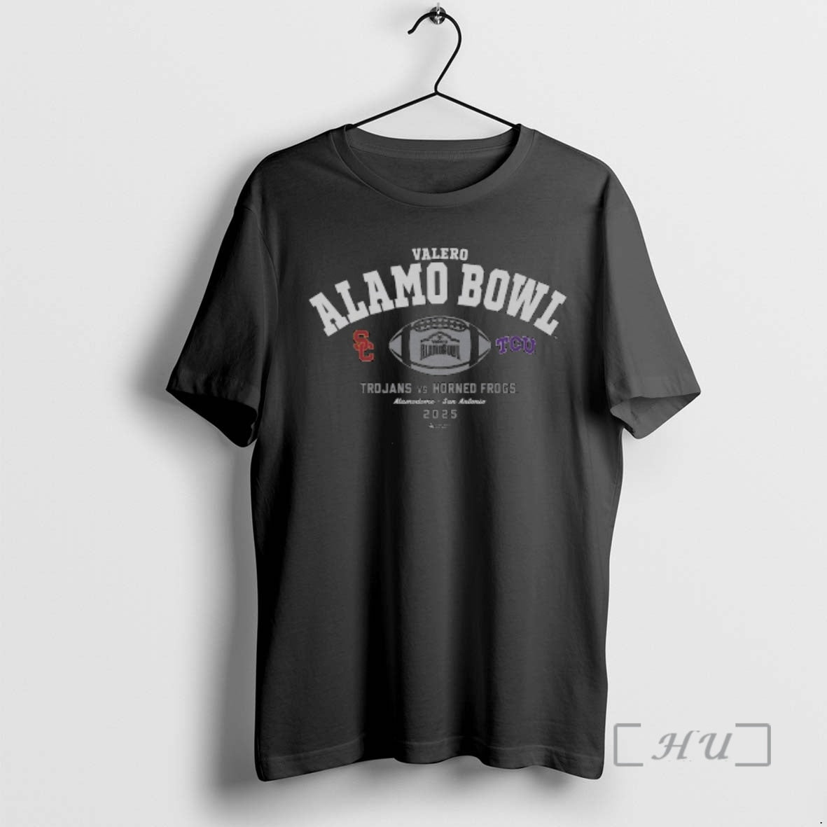 Officials 2025 Valero Alamo Bowl 2 Team Usc Trojans Vs Tcu Horned Frogs Premium