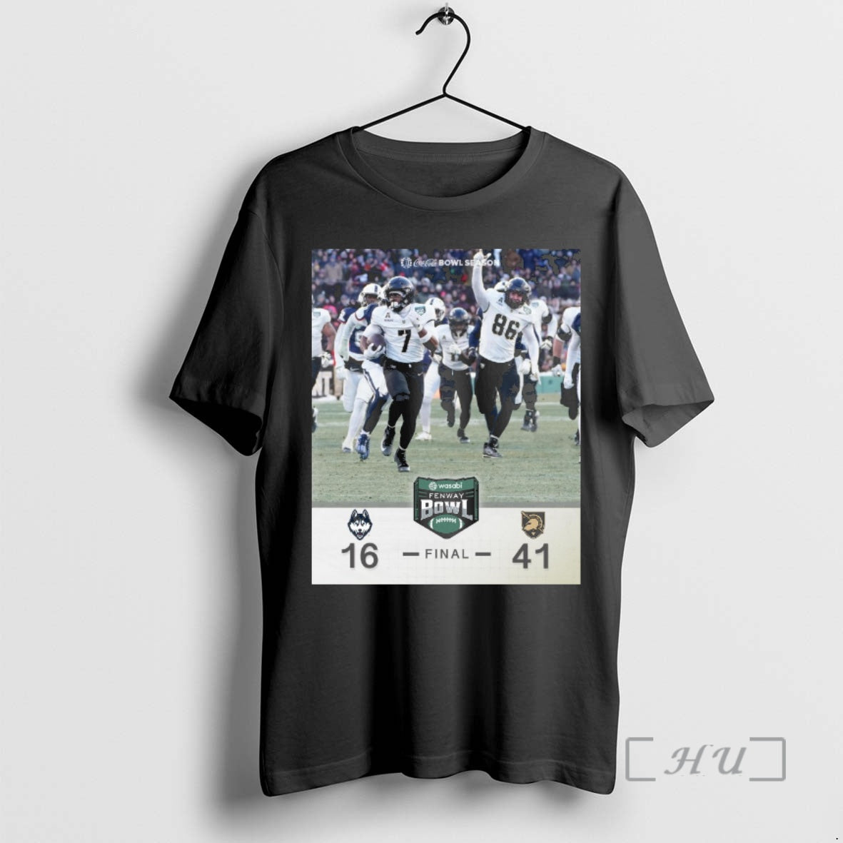 Officials 2025 Wasabi Fenway Bowl Uconn Huskies Vs Army Black Knights Final Score 41 16