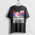 Officials 2026 Holiday Bowl Champions Smu Mustangs Bowl Jan 2 Snapdragon Stadium Premium T Shirts