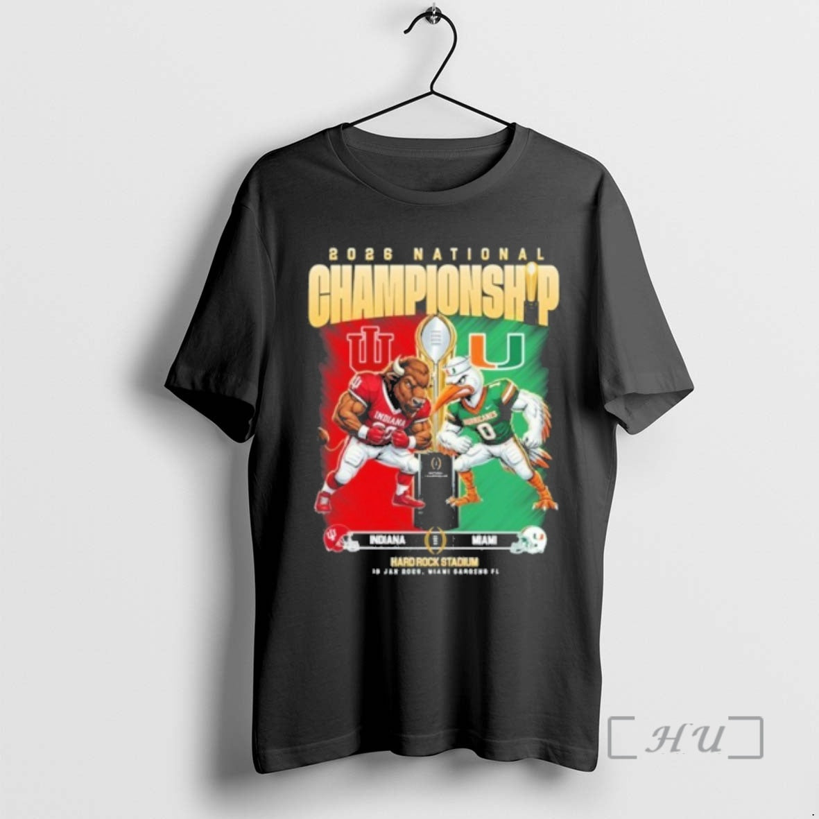 Officials 2026 National Championship Mascot Hard Rock Stadium