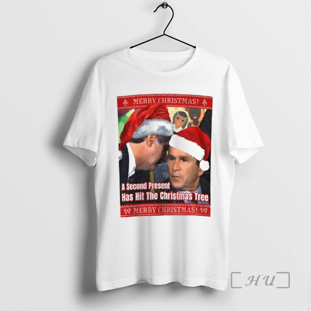 Officials A Second Present Has Hit The Tree 9 11 Twin Tower Joke Christmas Premium