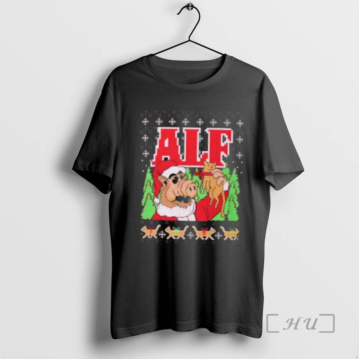 Officials Alf Ugly Christmas Pixel Art Holiday