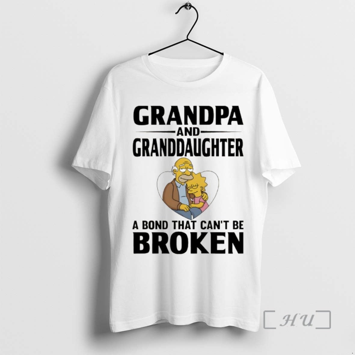 Officials Abraham Hug Lisa Grandpa Granddaughter And A Bond That Cant Be Broken Premium