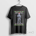 Officials Airsoft Odst Merry Xmas Feet First Into Snow Ugly Christmas Sweat Premium T Shirts