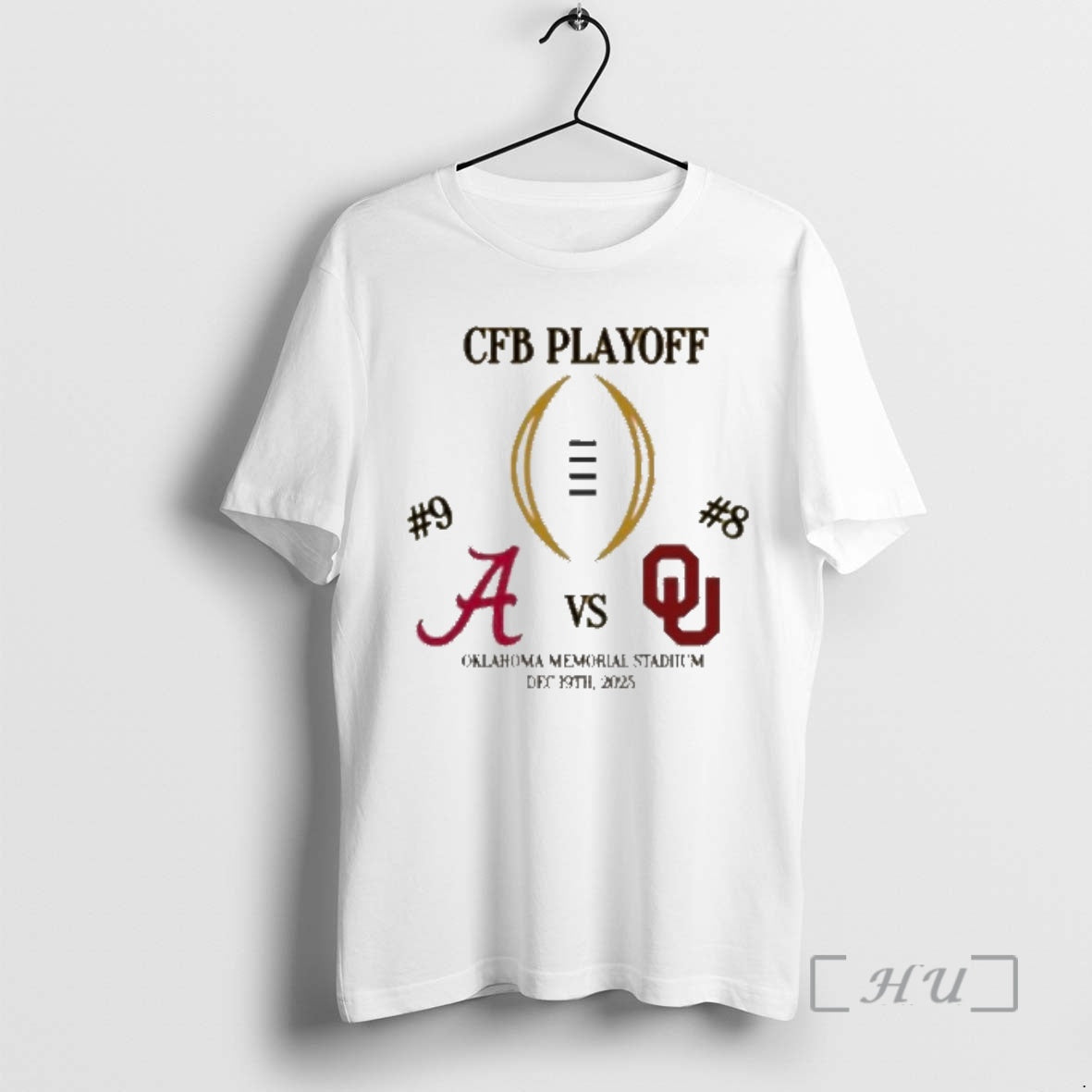 Officials Alabama Vs Oklahoma Cfp Playoffs Oklahoma Memorial Stadium Dec 19th 2025 Premium T Shirts