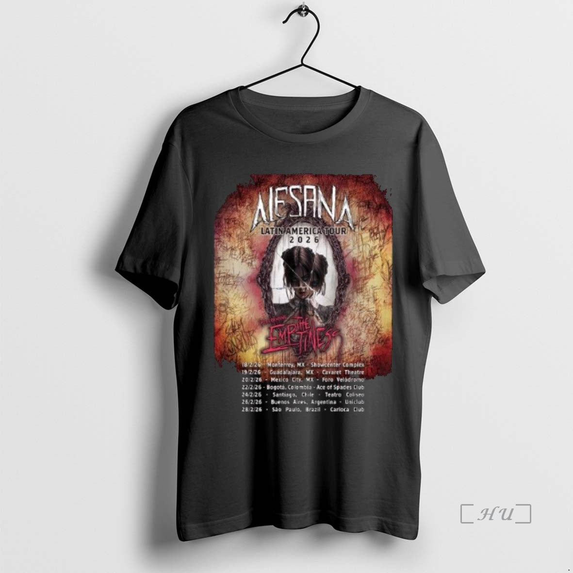 Officials Alesana Latin America Tour 2026 Mexico And South America Tour Schedule Dates Long Sleve
