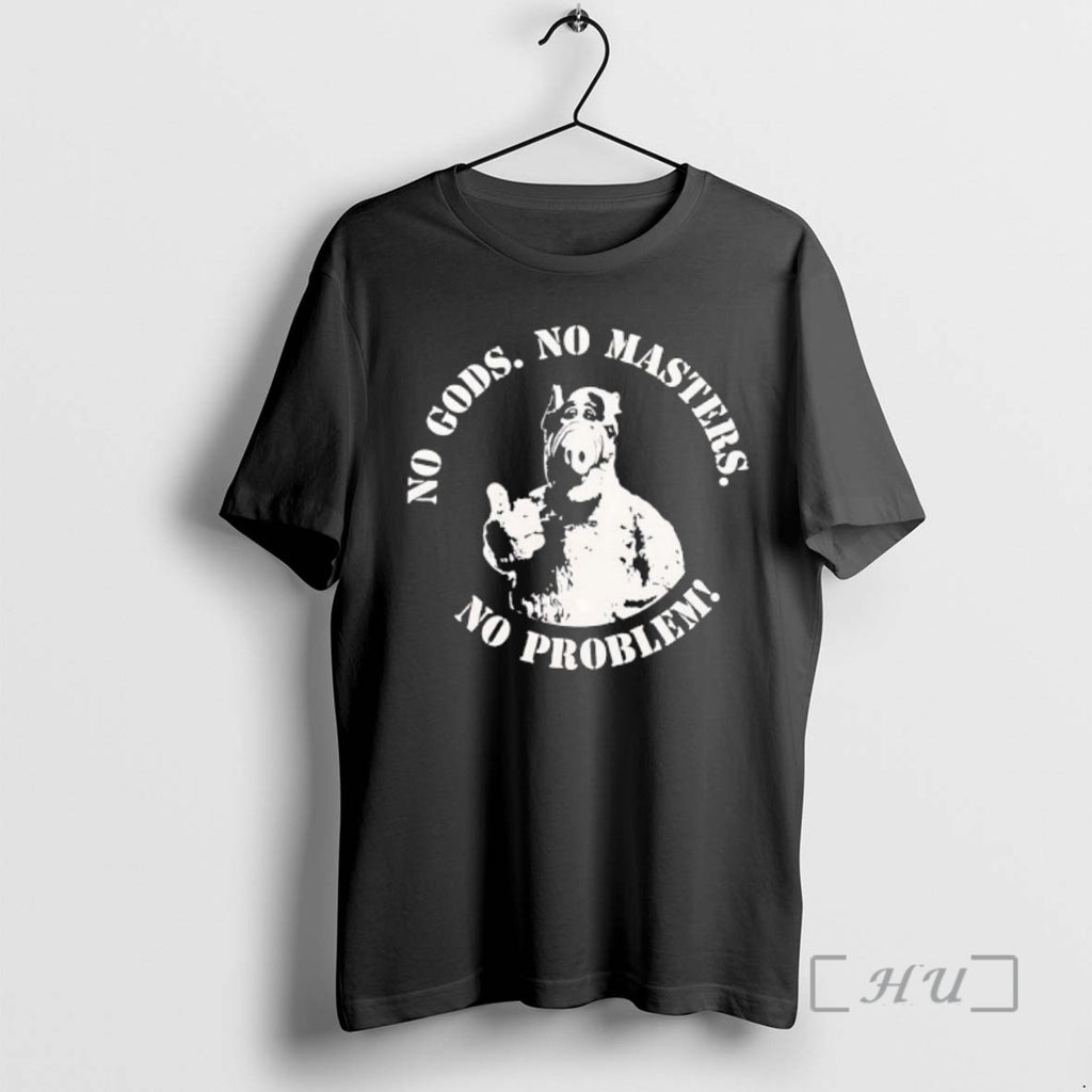 Officials Alf Thumb Up Acrylic Pig No Gods No Masters No Problem Premium T Shirts