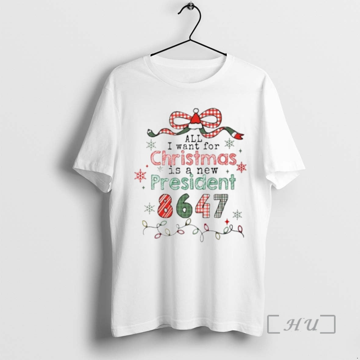 Officials All I Want For Christmas Is A New President 3647 Ornaments Premium T Shirts