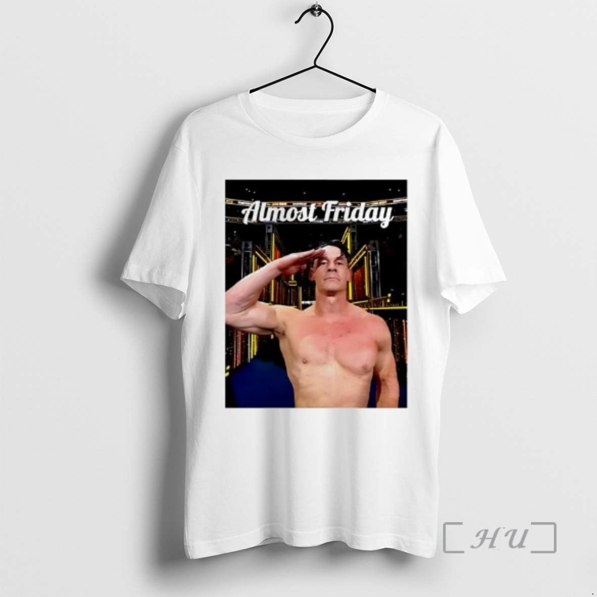 Officials Almost Friday John Cena Salute Graphic