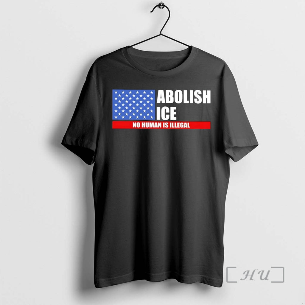Officials American Flag Abolish Ice No Human Is Illegal