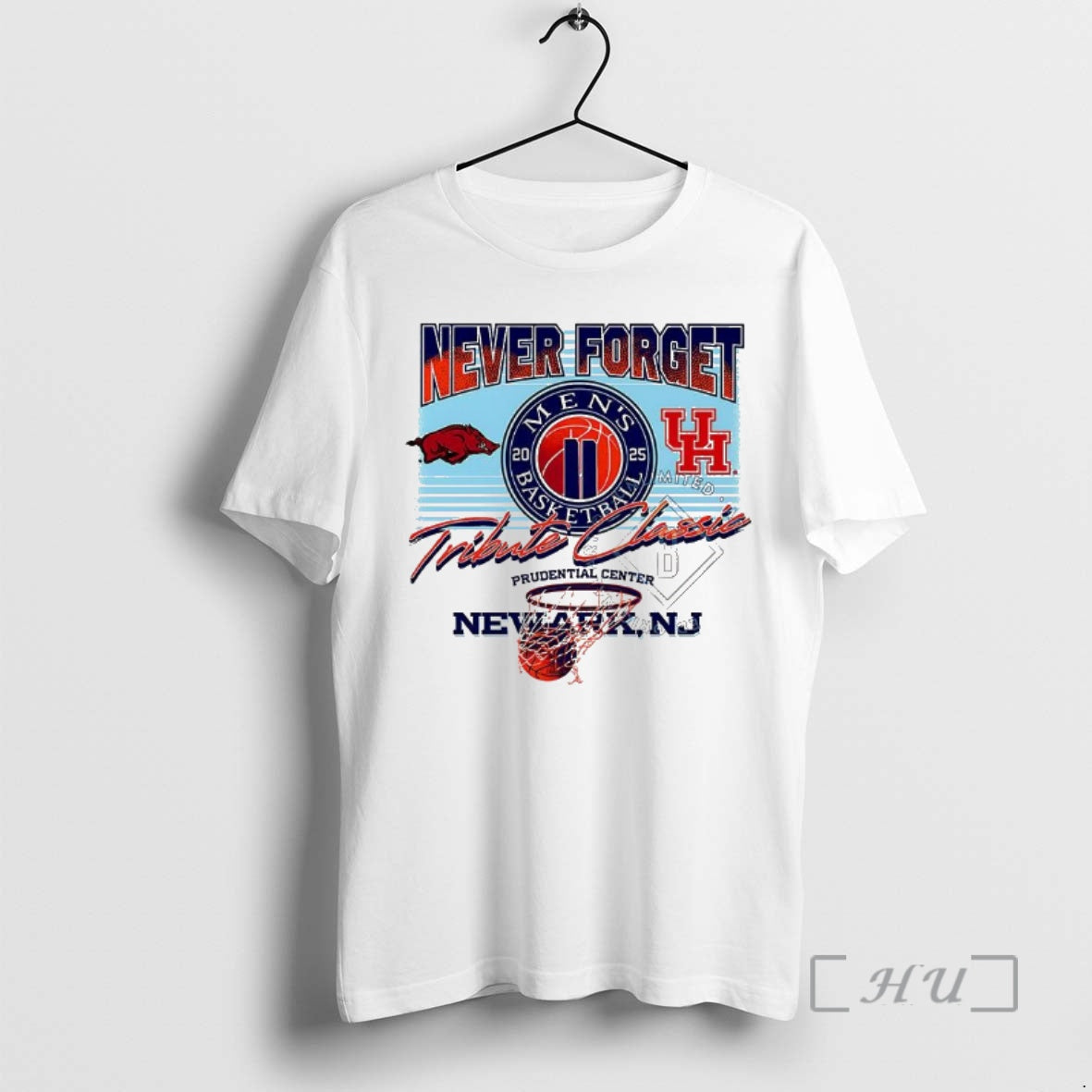 Officials Arkansas Razorbacks Vs Houston Cougars Never Forget Tribute Classic 2025 Premium T Shirts Sweater