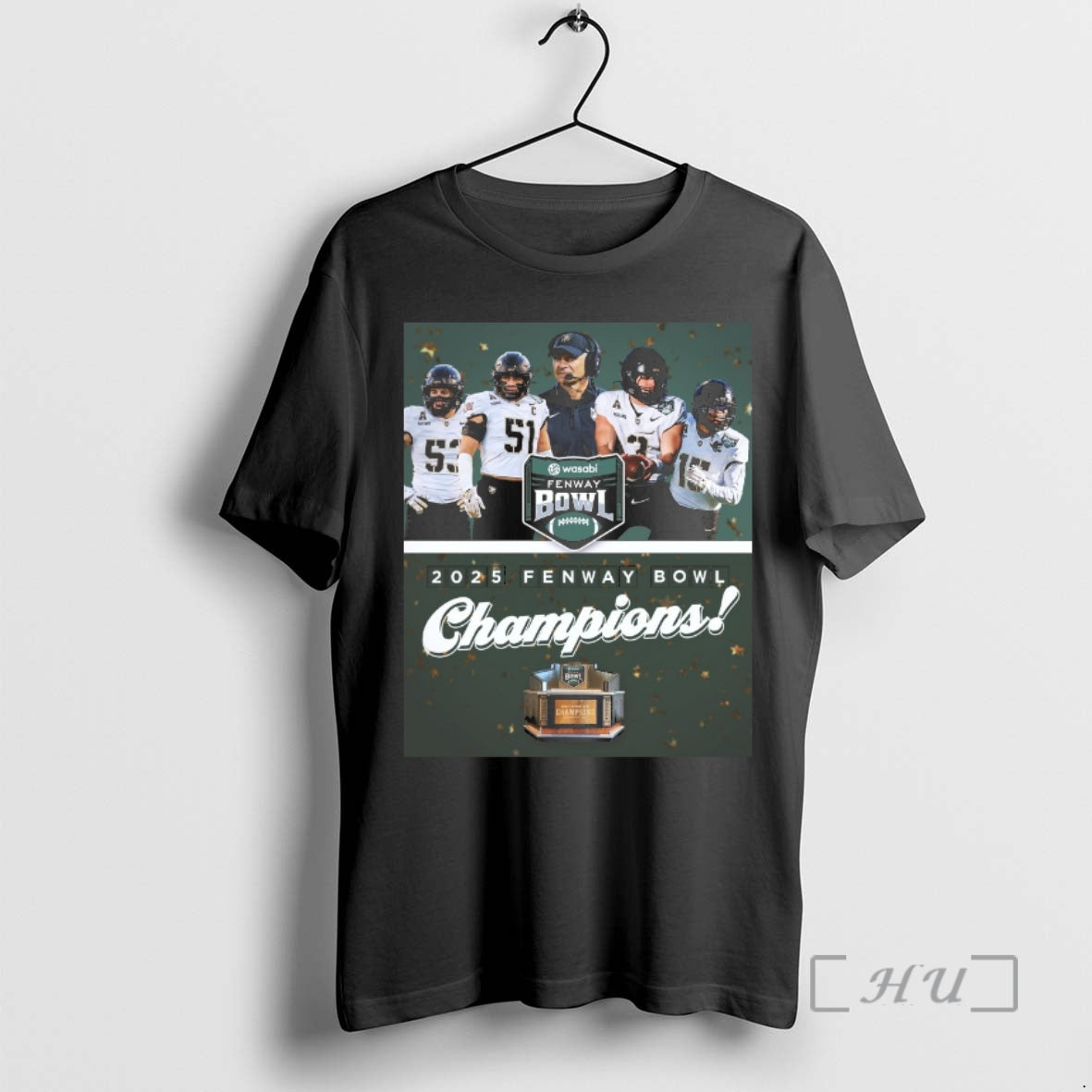 Officials Army Black Knights Defeated Uconn Huskies Winners 2025 Wasabi Fenway Bowl Champions Premium