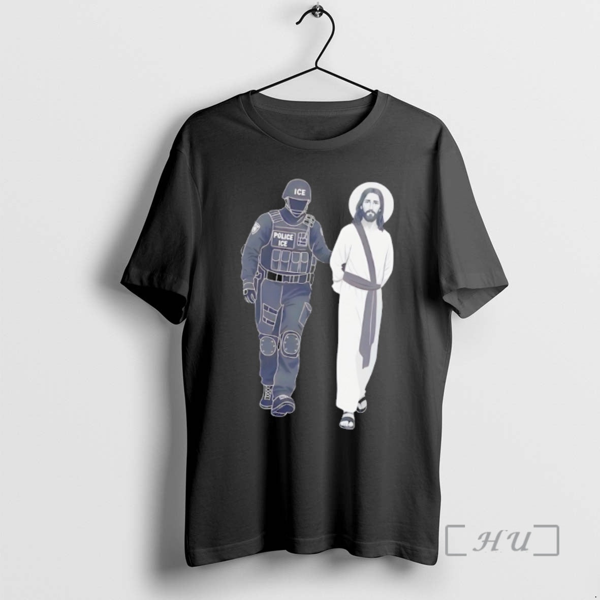 Officials Arresting Jesus By Police Ice