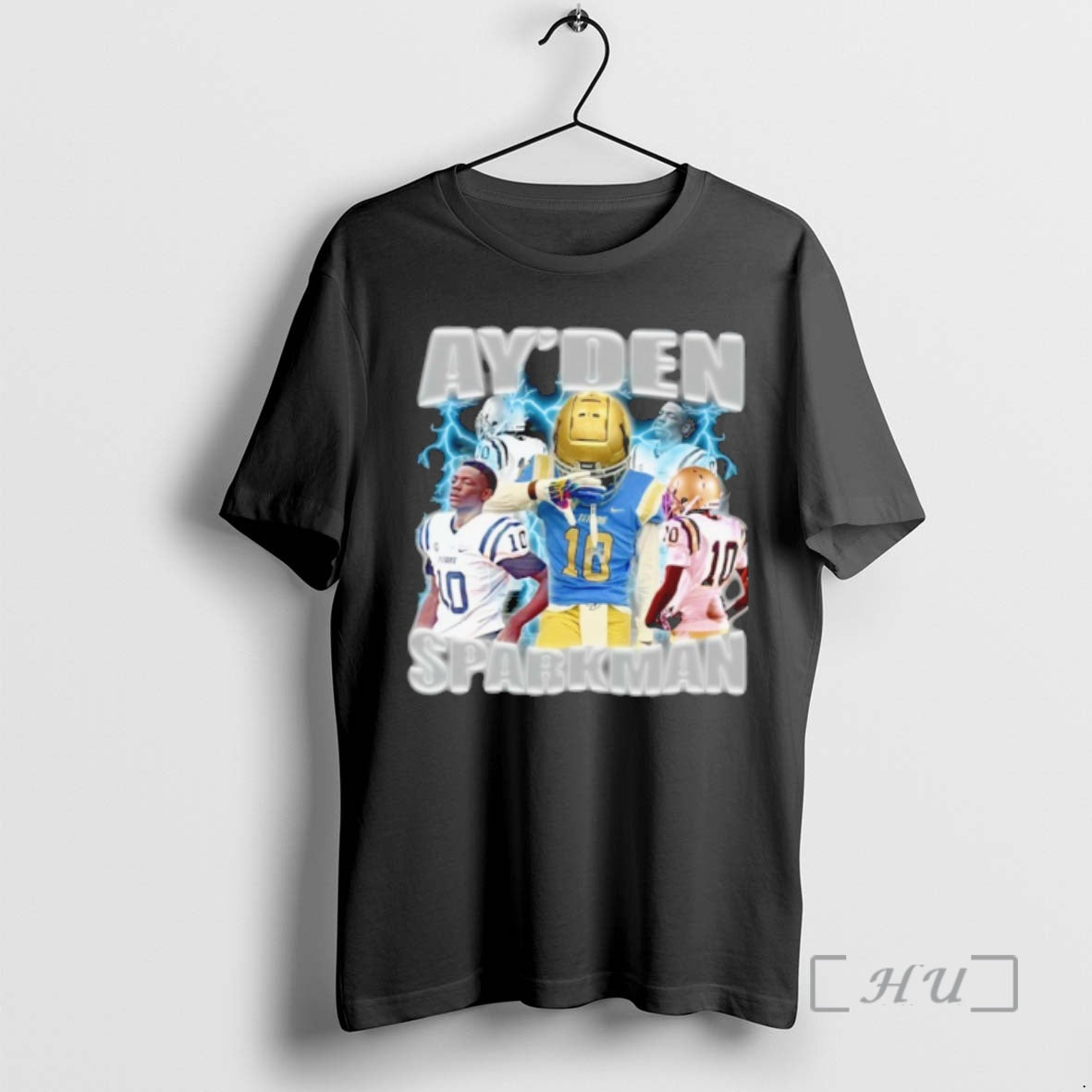 Officials Ayden Sparkman Football Lightning Graphic