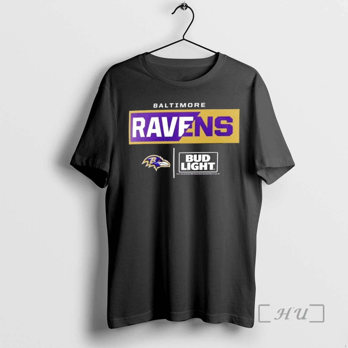 Officials Baltimore Ravens National Football League X Bud Light Logo