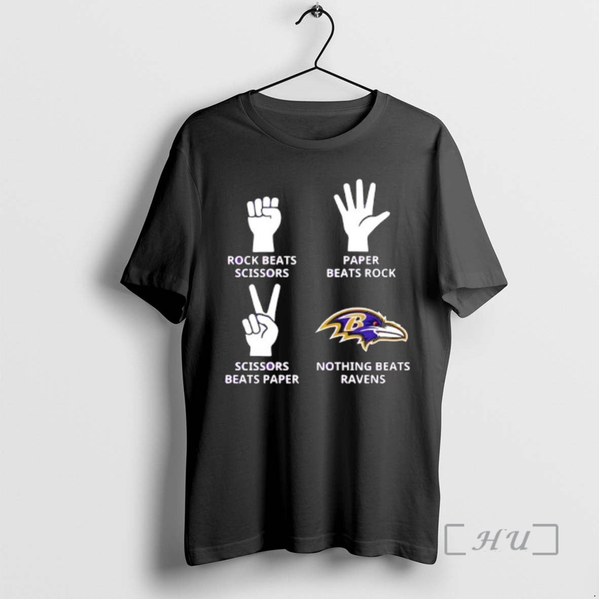 Officials Baltimore Ravens Nothing Beats Rock Beats Scissors Paper Beats Rock Scissors Beats Paper Premium