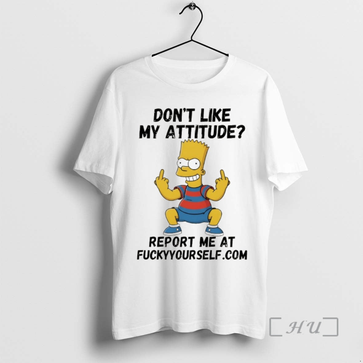 Officials Bart Middle Finger Dont Like My Attitude Report Me At Fucky Yourself Com Premium