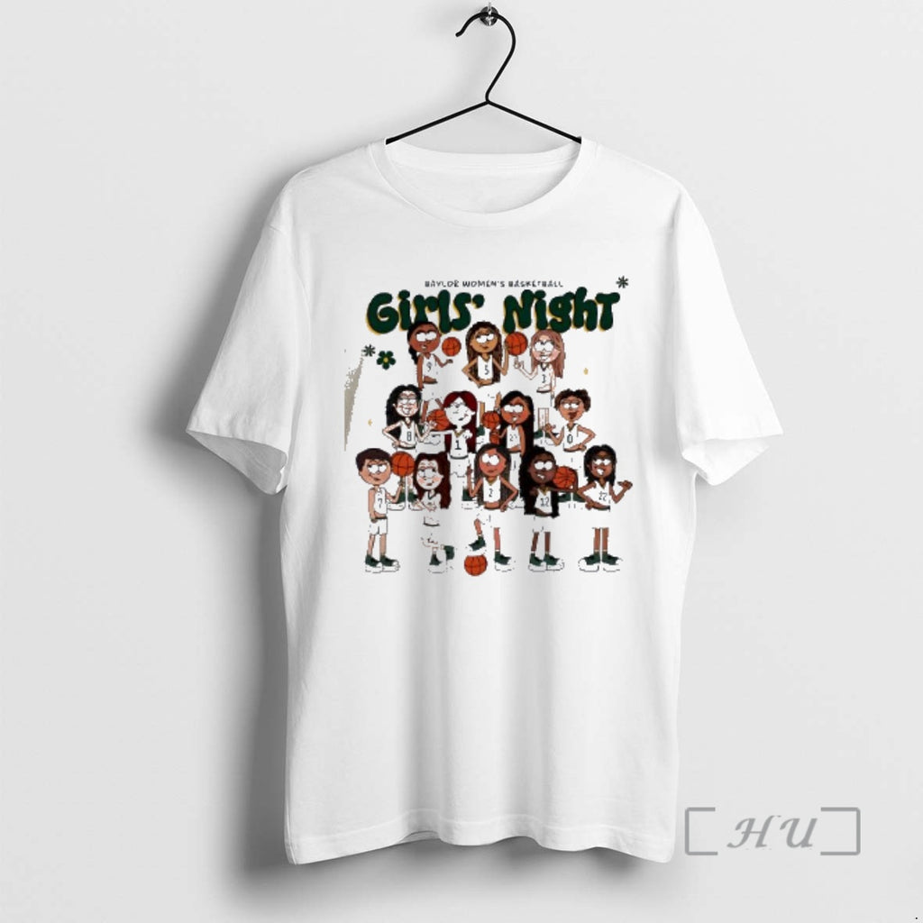 Officials Baylor Womens Basketball Girls Night Caricature Team Players