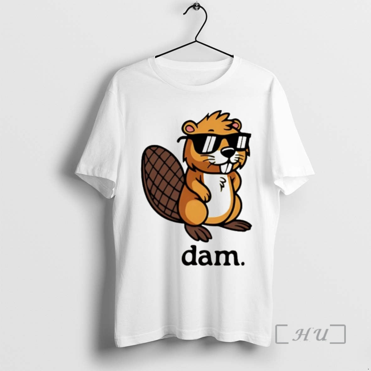 Officials Beaver Wears Glasses Dam Christmas