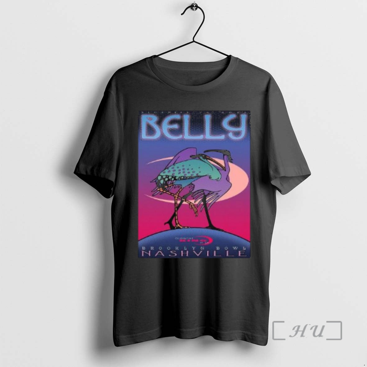 Officials Belly The Band Nashville Tn December 14 2025 Tour Circle Black Premium T Shirts