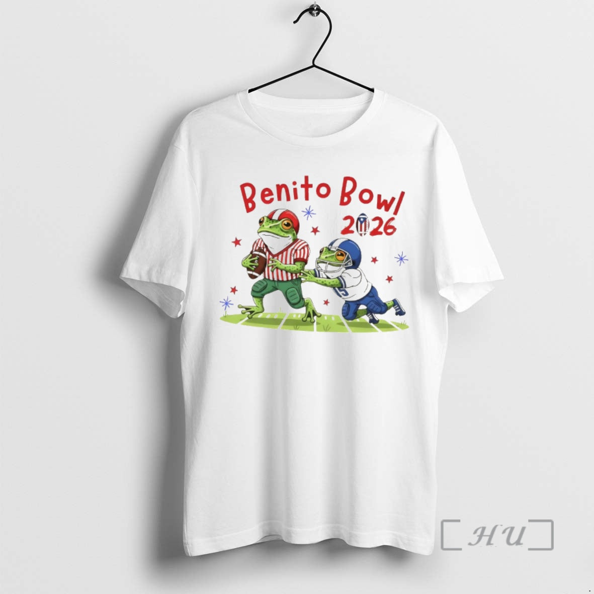 Officials Benito Bowl 2026 Frog Football Funny Game Day Graphic